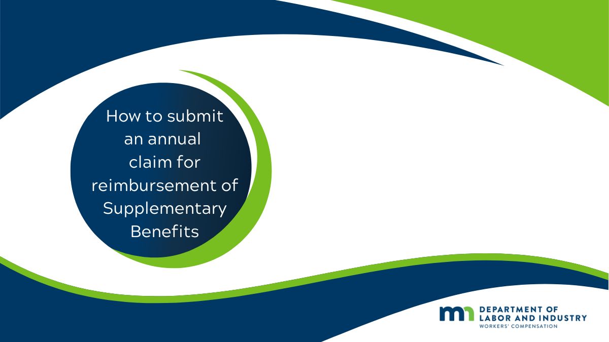 Reimbursement of supplementary benefits