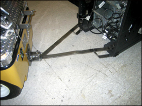 Motorized cart for lifting
