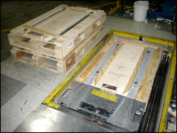 Lift platform was custom designed